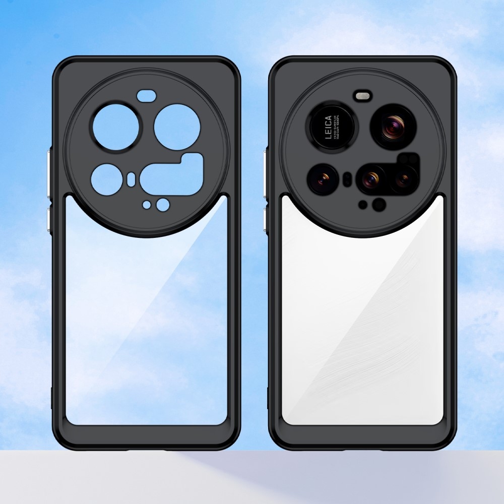 Gelový obal s pevnými zády na Xiaomi 15 Ultra - černý