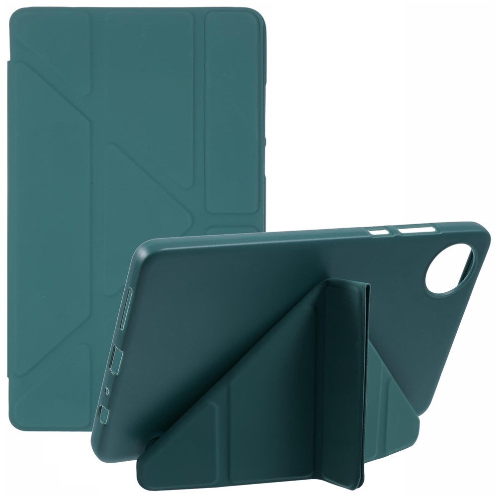 Origamis skládací pouzdro na tablet Xiaomi Redmi Pad SE 8.7 - tmavězelené