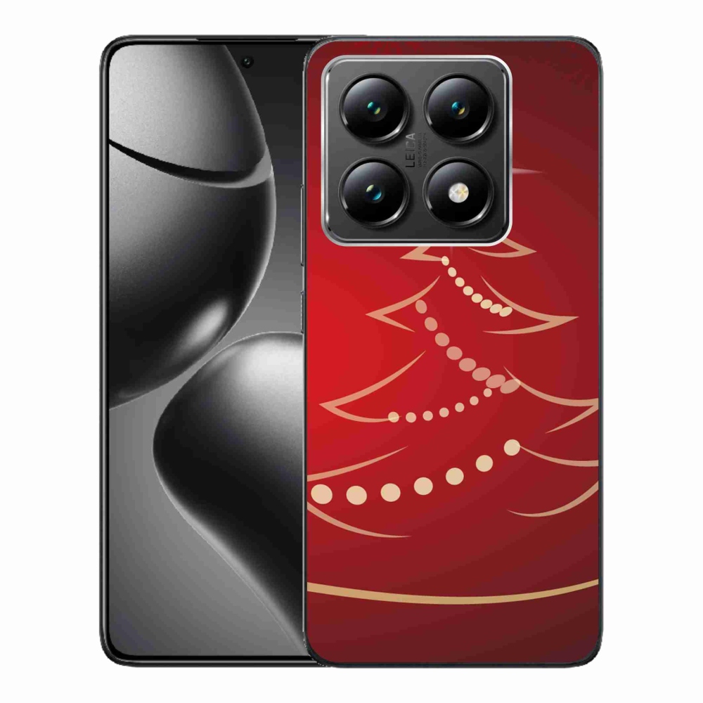Gelový kryt mmCase na Xiaomi 14T - kreslený vánoční stromek