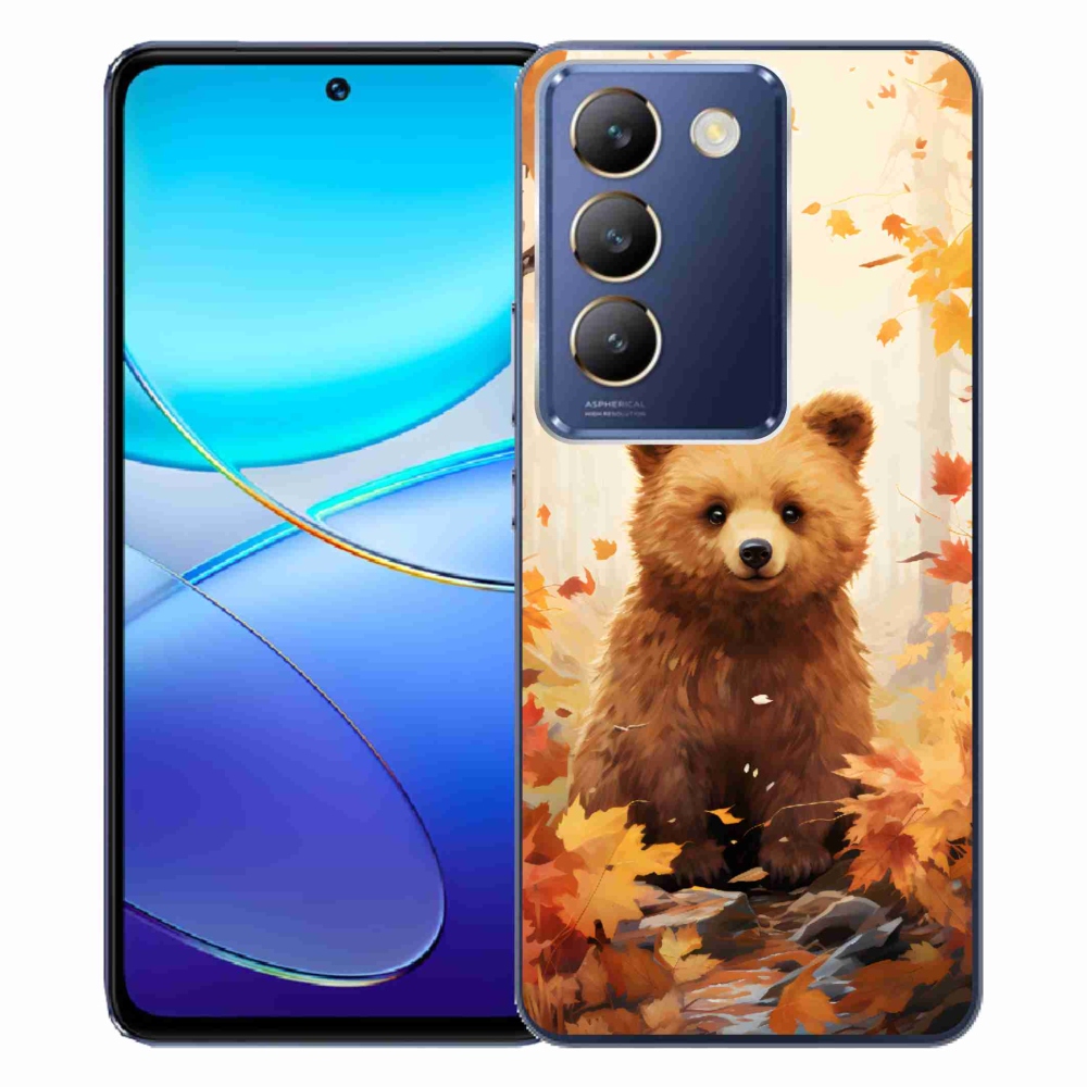 Gelový kryt mmCase na Vivo V40 SE 4G/5G - medvěd v lese