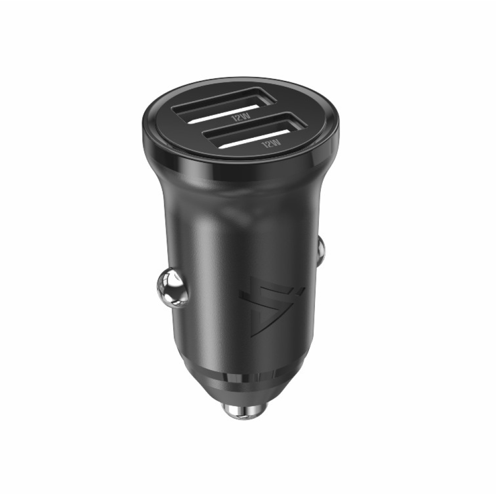 iPEAX Autonabíječka CL-02, 4,8 A, 2x USB-A - černá
