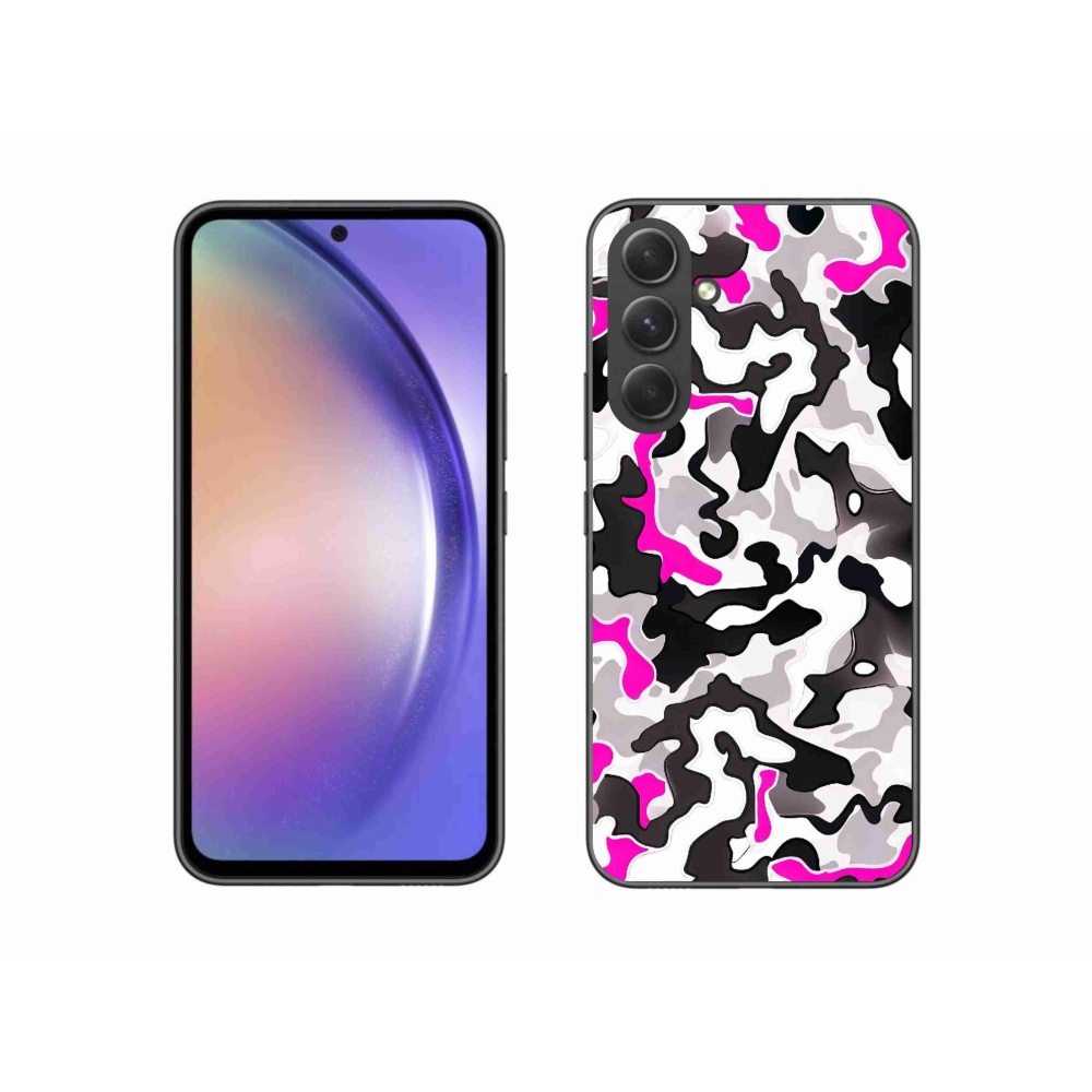 Gelový kryt mmCase na Samsung Galaxy A54 5G - maskáčový vzor 5