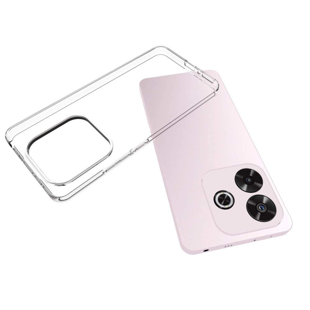 Průhledný gelový obal na Xiaomi Redmi Note 14 5G - průhledný