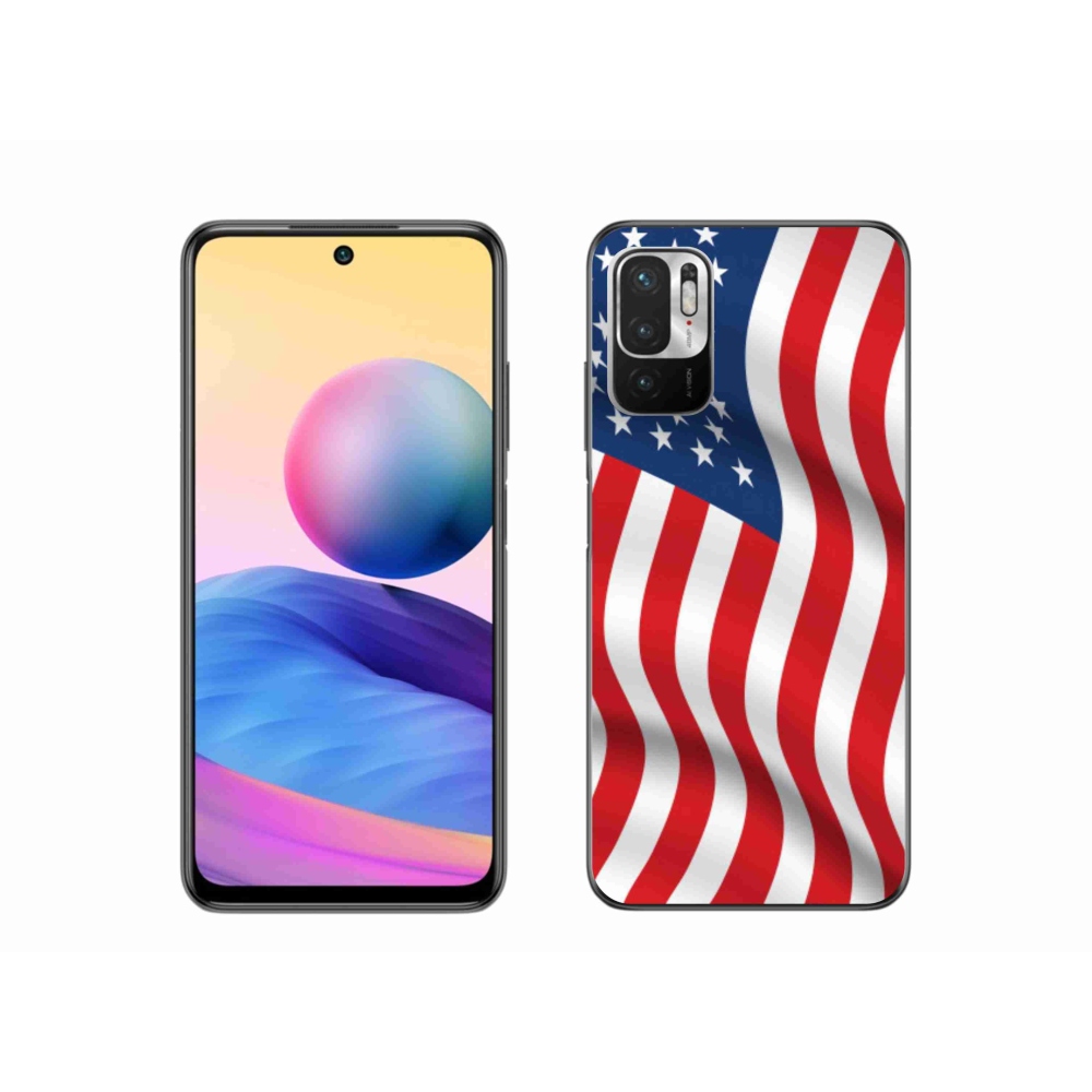 Gelový kryt mmCase na mobil Xiaomi Poco M3 Pro/5G - USA vlajka