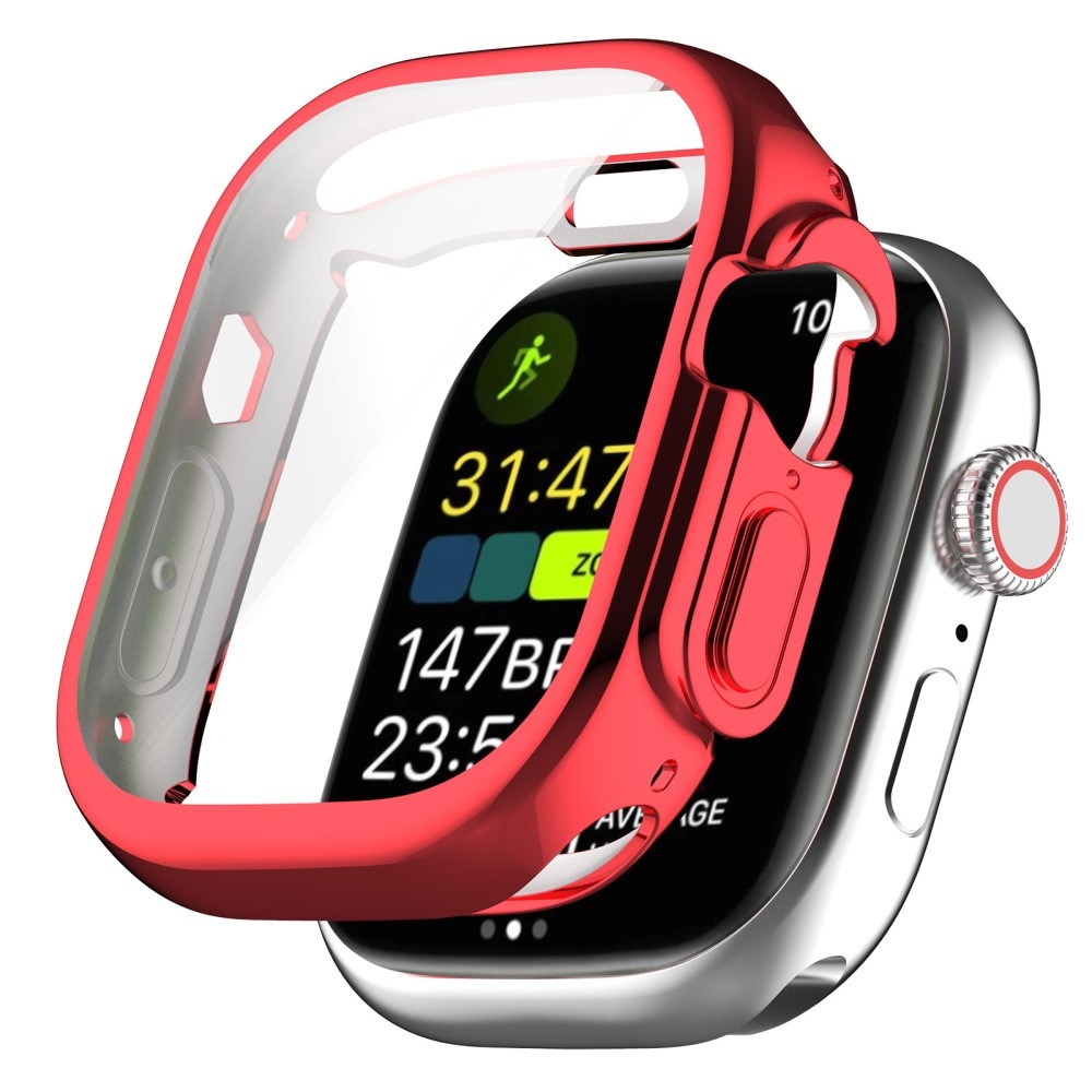 Soft nasazovací gelové ochranné pouzdro pro Apple Watch Ultra/Ultra 2 49 mm - červené