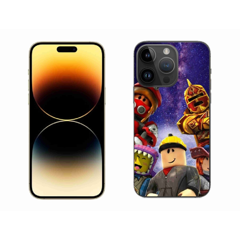 Gelový kryt mmCase na iPhone 14 Pro Max 6.7 - roblox 3