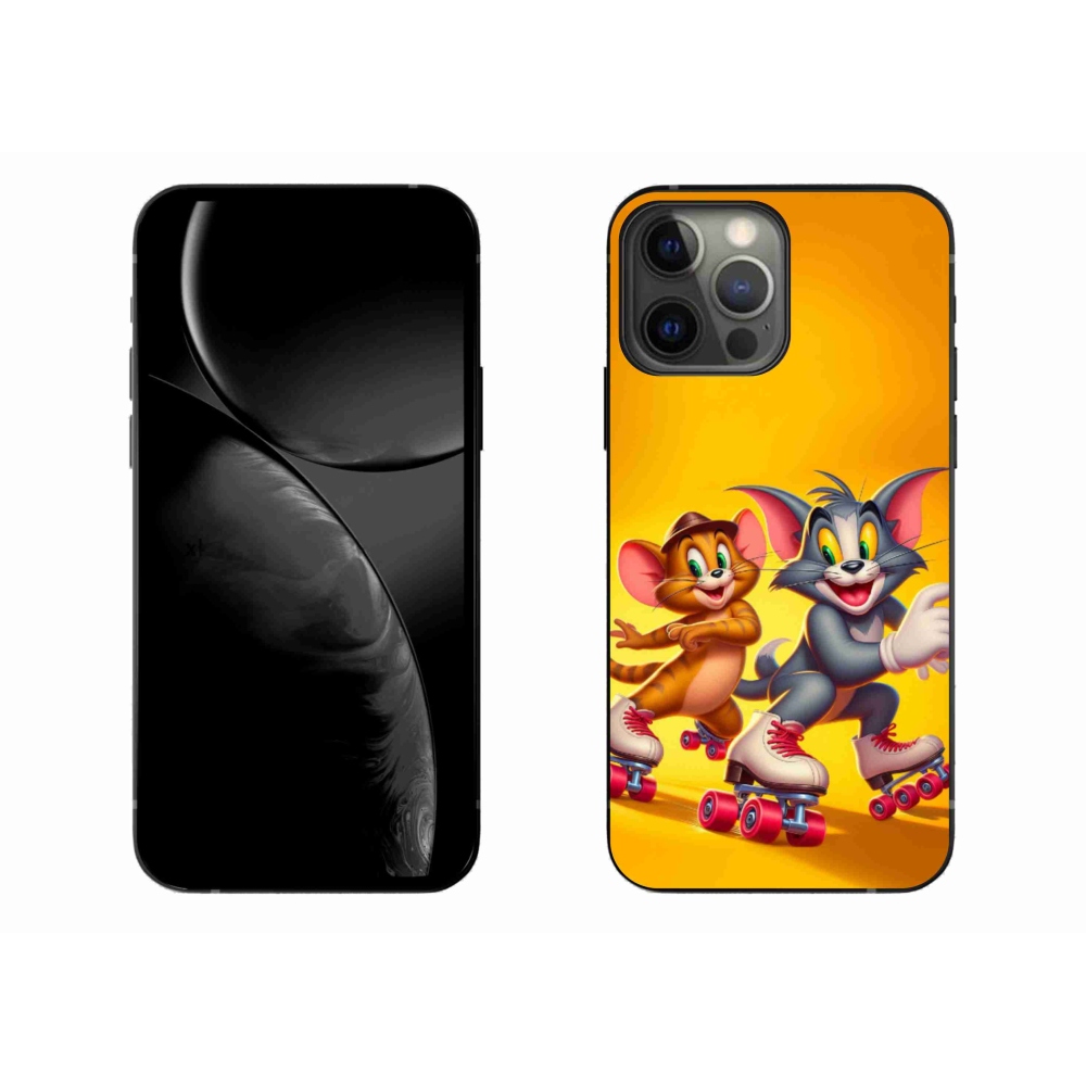 Gelový kryt mmCase na iPhone 13 Pro Max 6.7 - tom a jerry