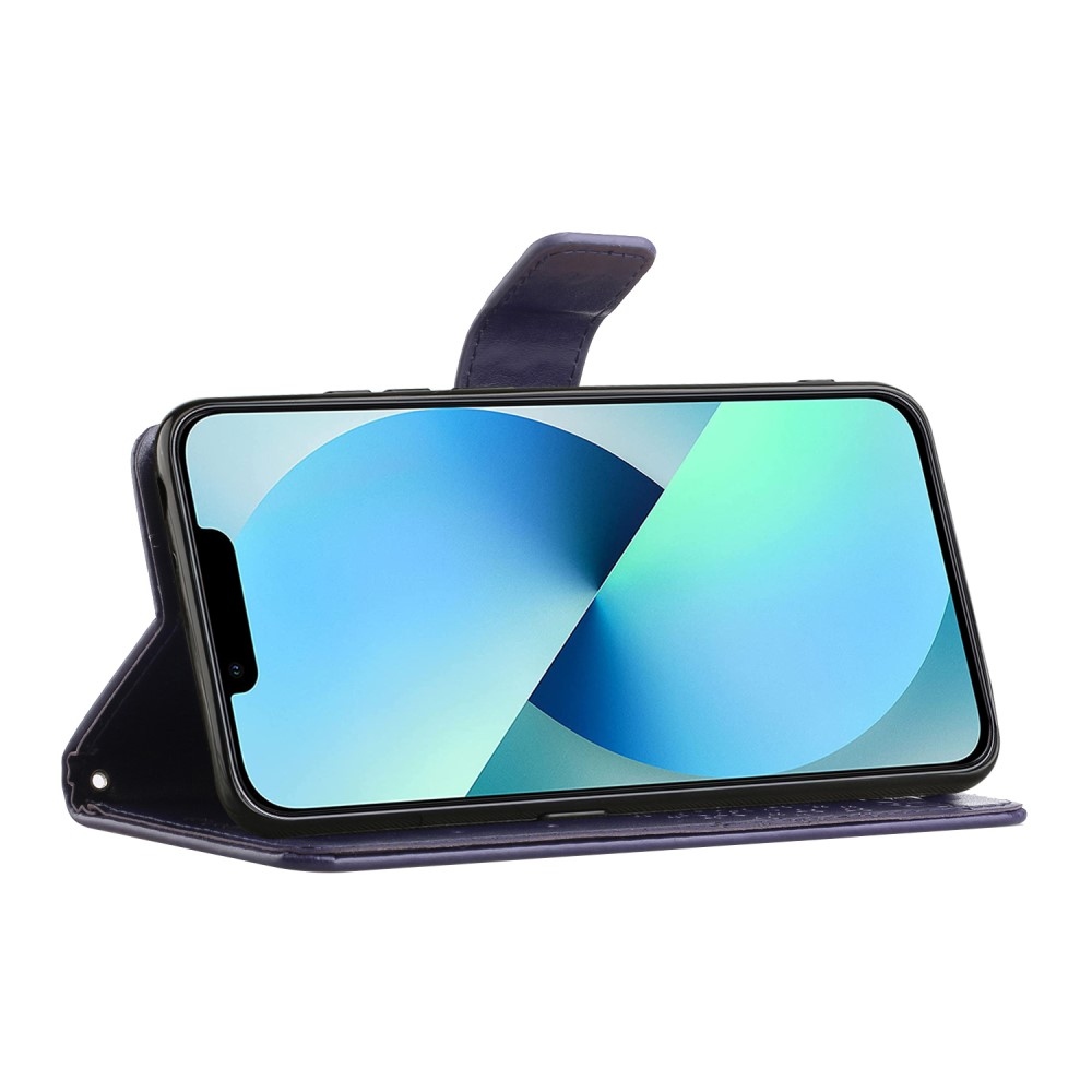 Tree knížkové pouzdro na iPhone 15 Pro Max - tmavěfialové