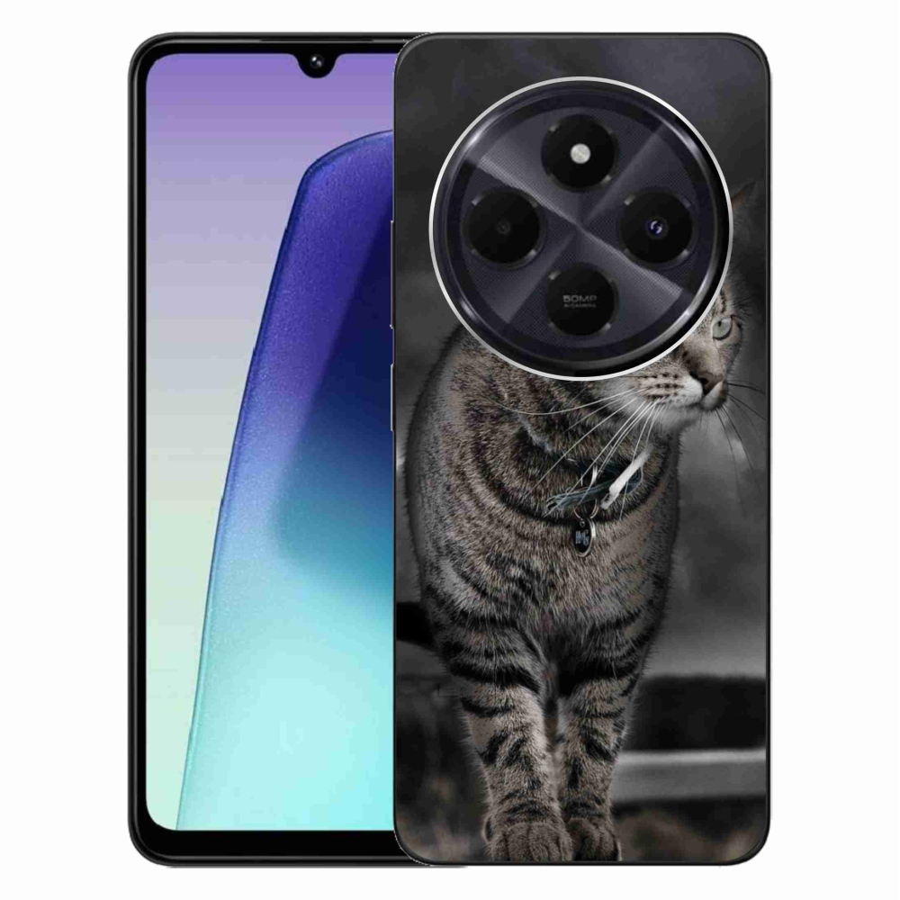 Gelový kryt mmCase na Xiaomi Redmi 14C/Poco C75 - kočka