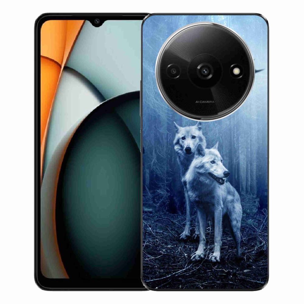 Gelový kryt mmCase na Xiaomi Redmi A3 - vlci v lese