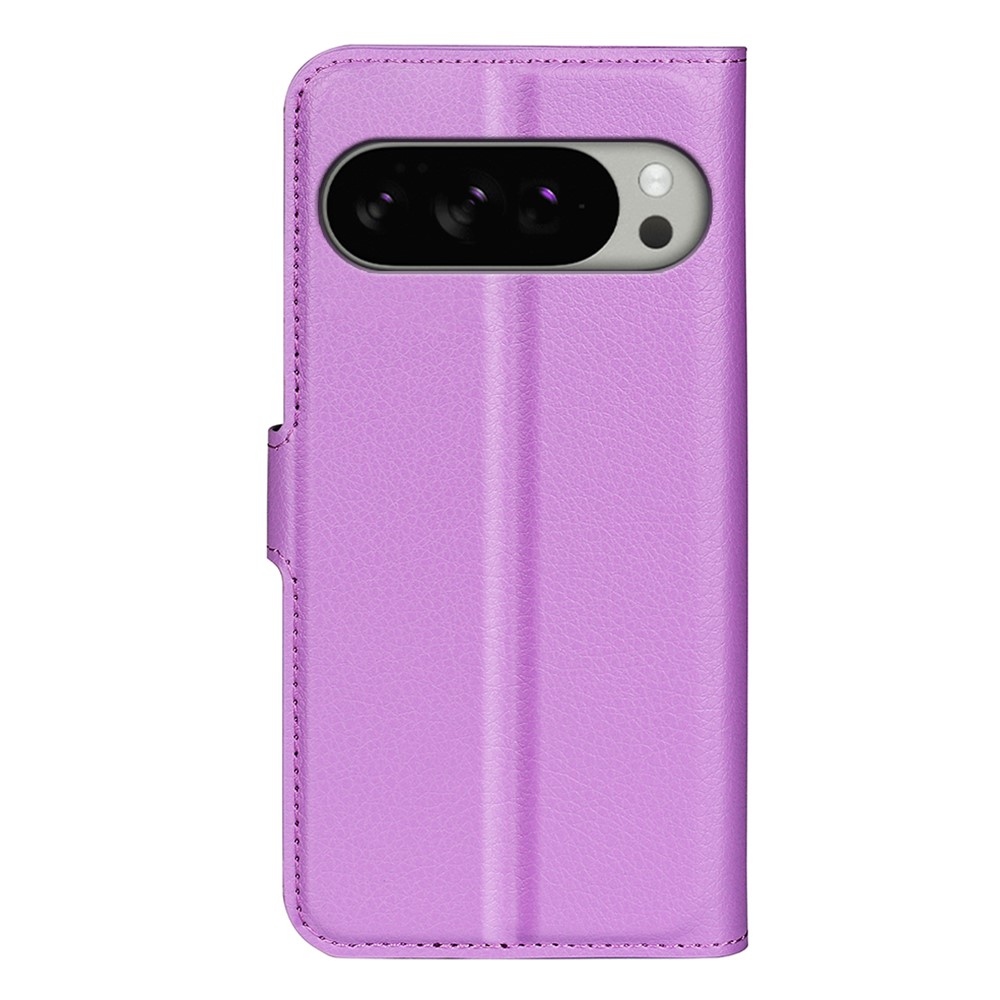 Litchi knížkové pouzdro na Google Pixel 10 Pro XL - fialové