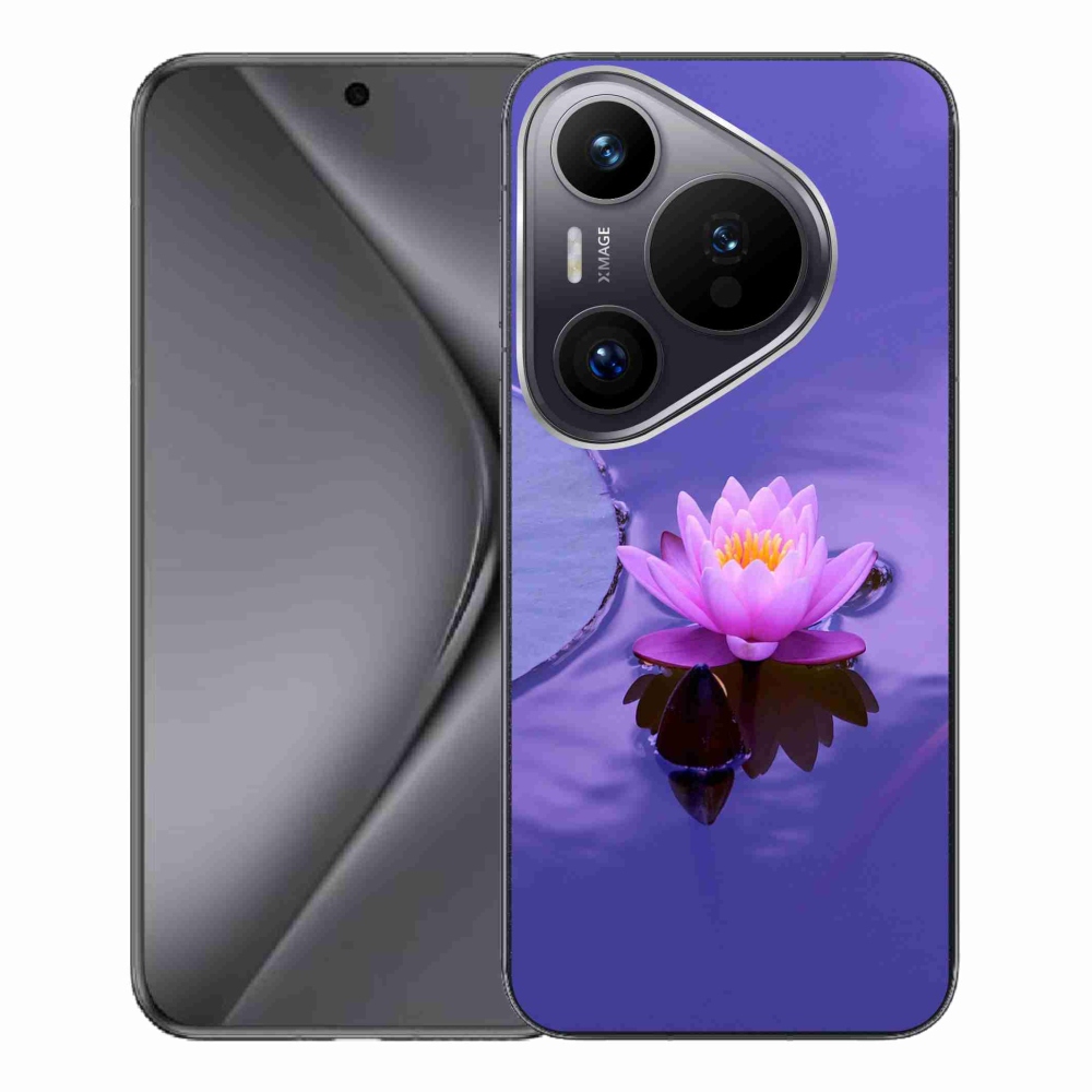 Gelový obal mmCase na Huawei Pura 70 Pro - květ na hladině