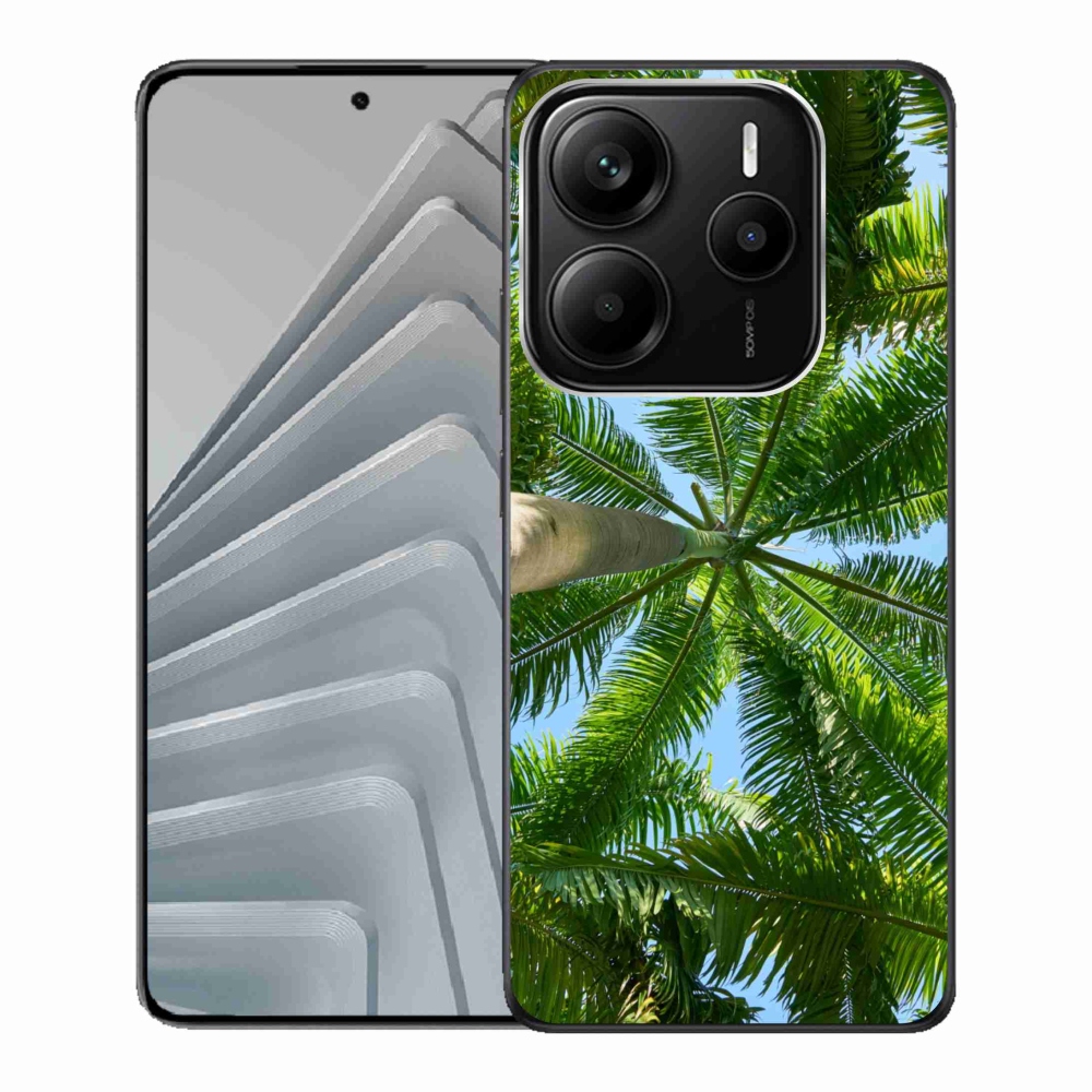 Gelový kryt mmCase na Xiaomi Redmi Note 14 5G - palmy