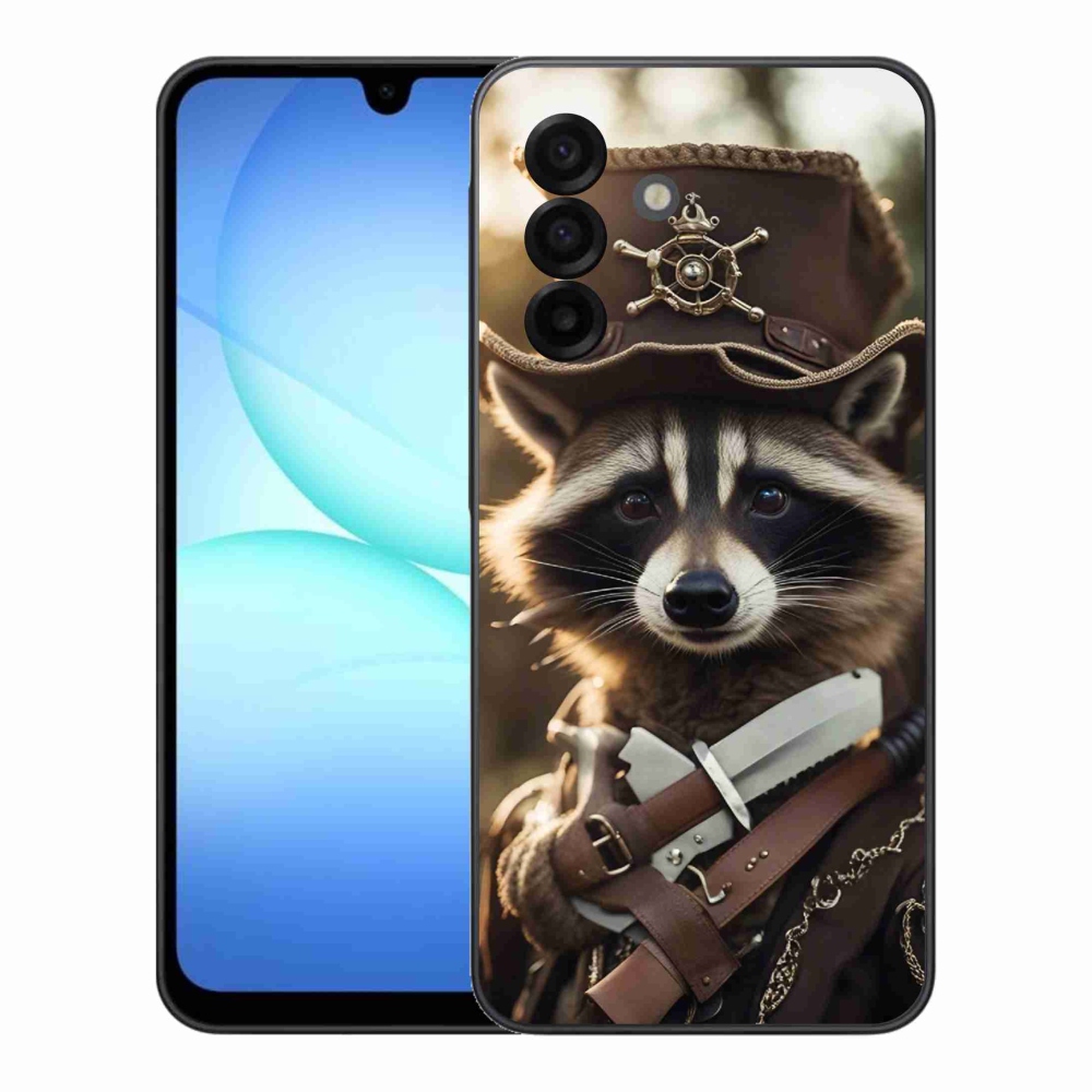 Gelový kryt mmCase na Samsung Galaxy A17 5G - mýval v uniformě
