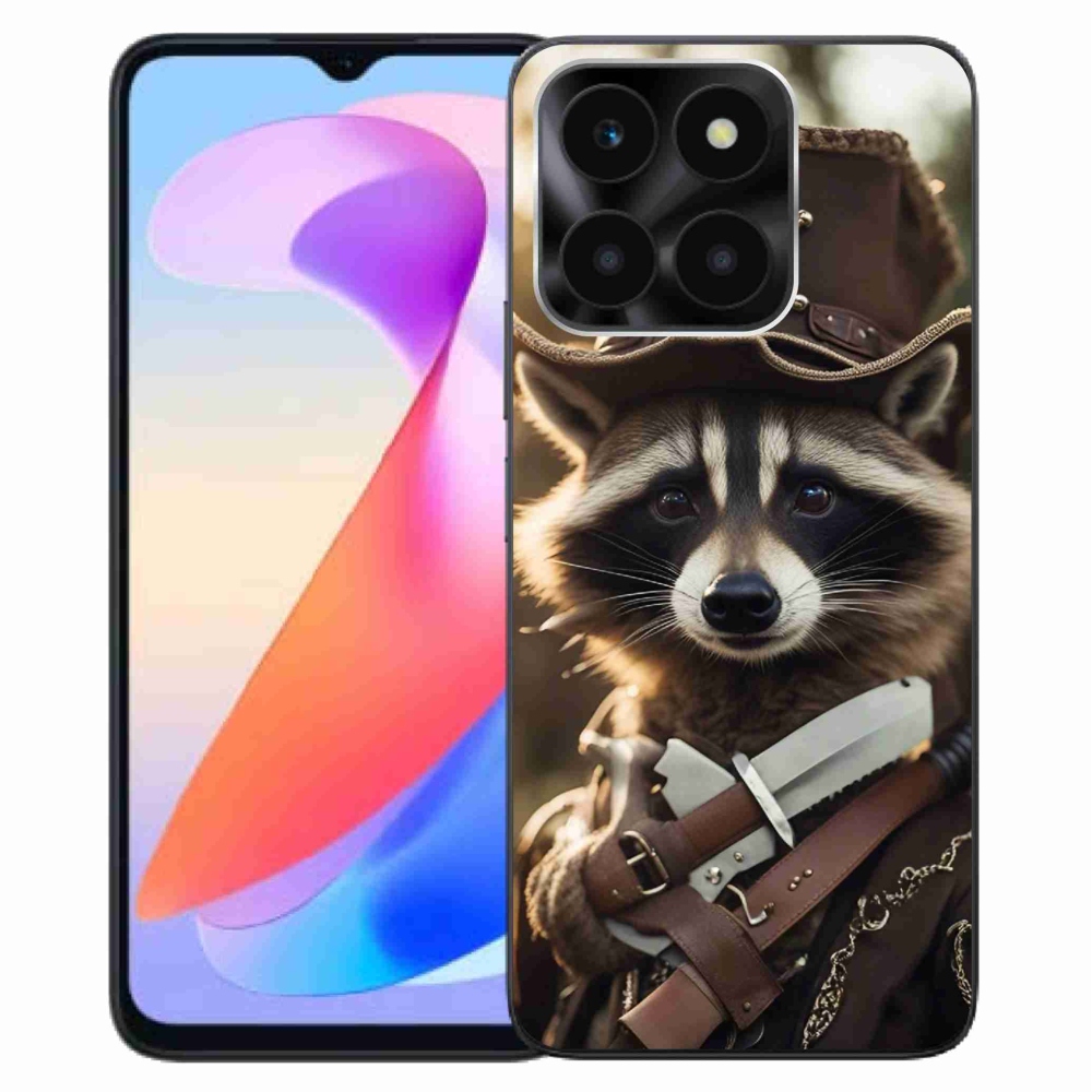 Gelový kryt mmCase na Honor X6a - mýval v uniformě