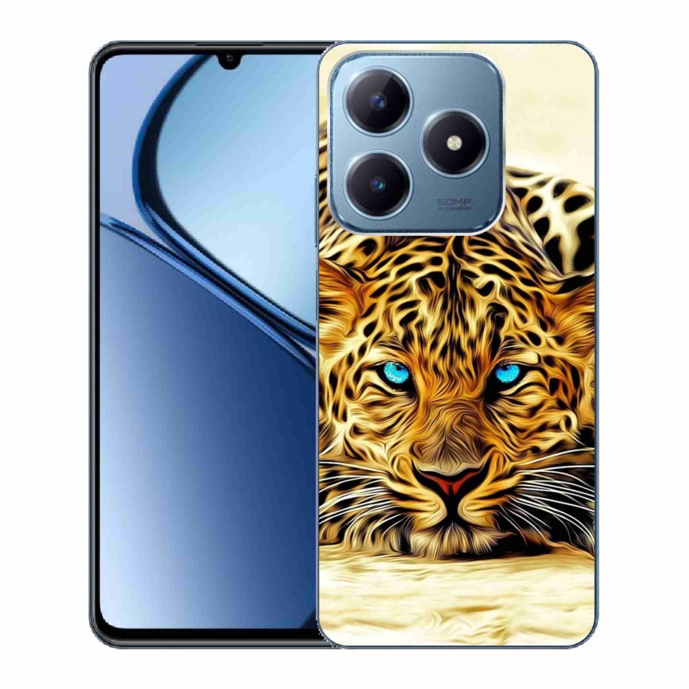 Gelový kryt mmCase na Realme C63 - kreslený tygr