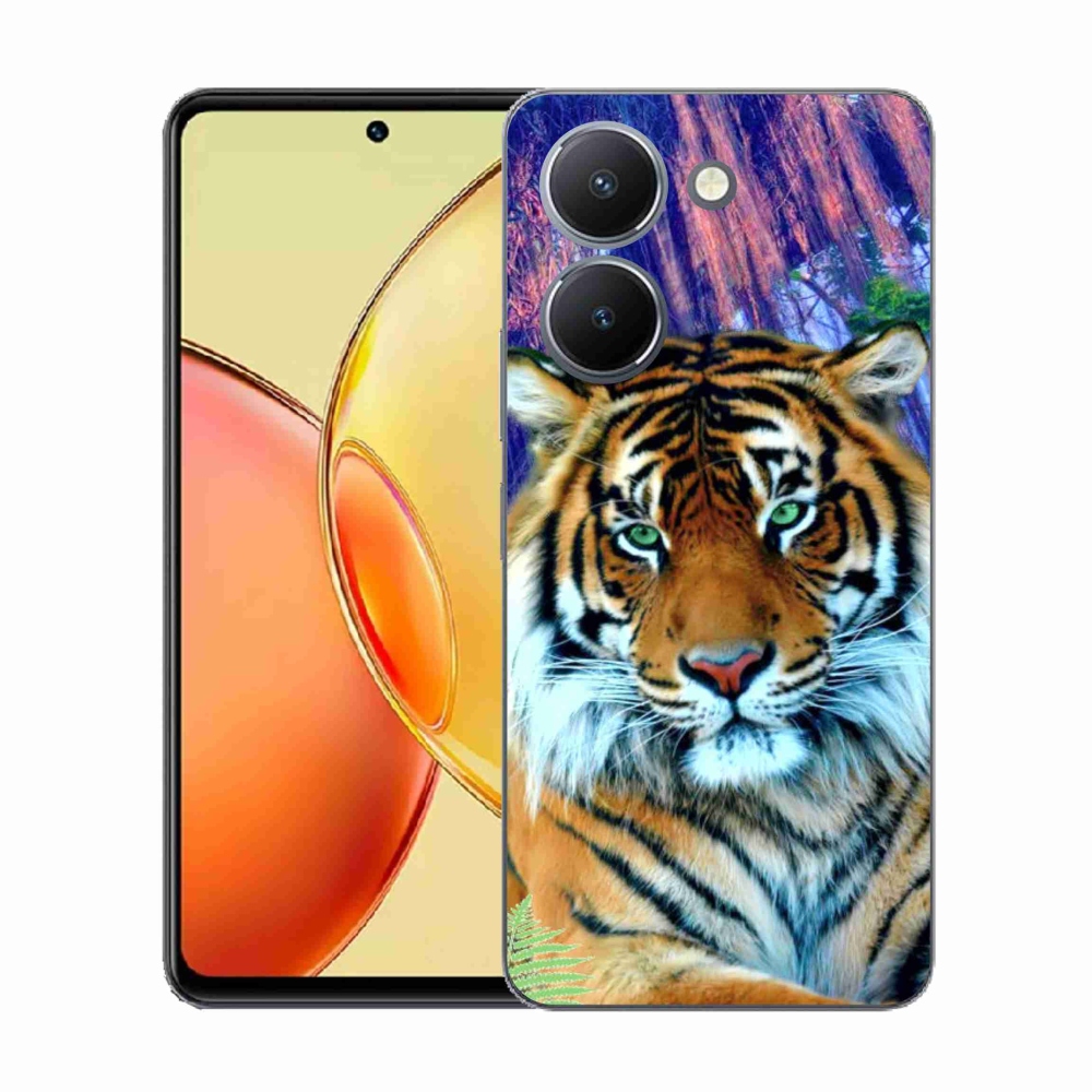 Gelový kryt mmCase na Vivo Y36 - tygr
