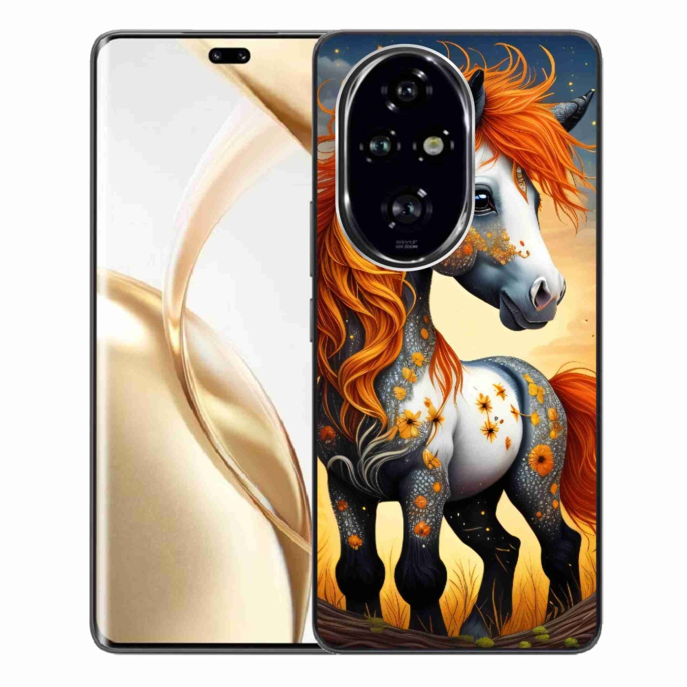 Gelový kryt mmCase na Honor 200 Pro 5G - barevný poník