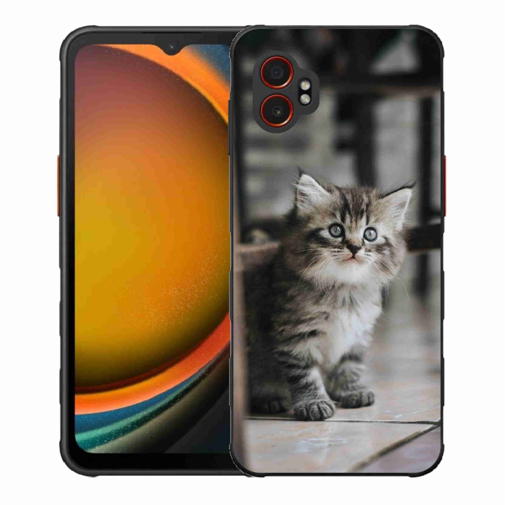 Gelový kryt mmCase na Samsung Galaxy Xcover 7 Pro - koťátko
