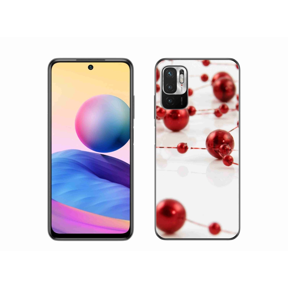Gelový kryt mmCase na Xiaomi Redmi Note 10 5G - vánoční řetěz