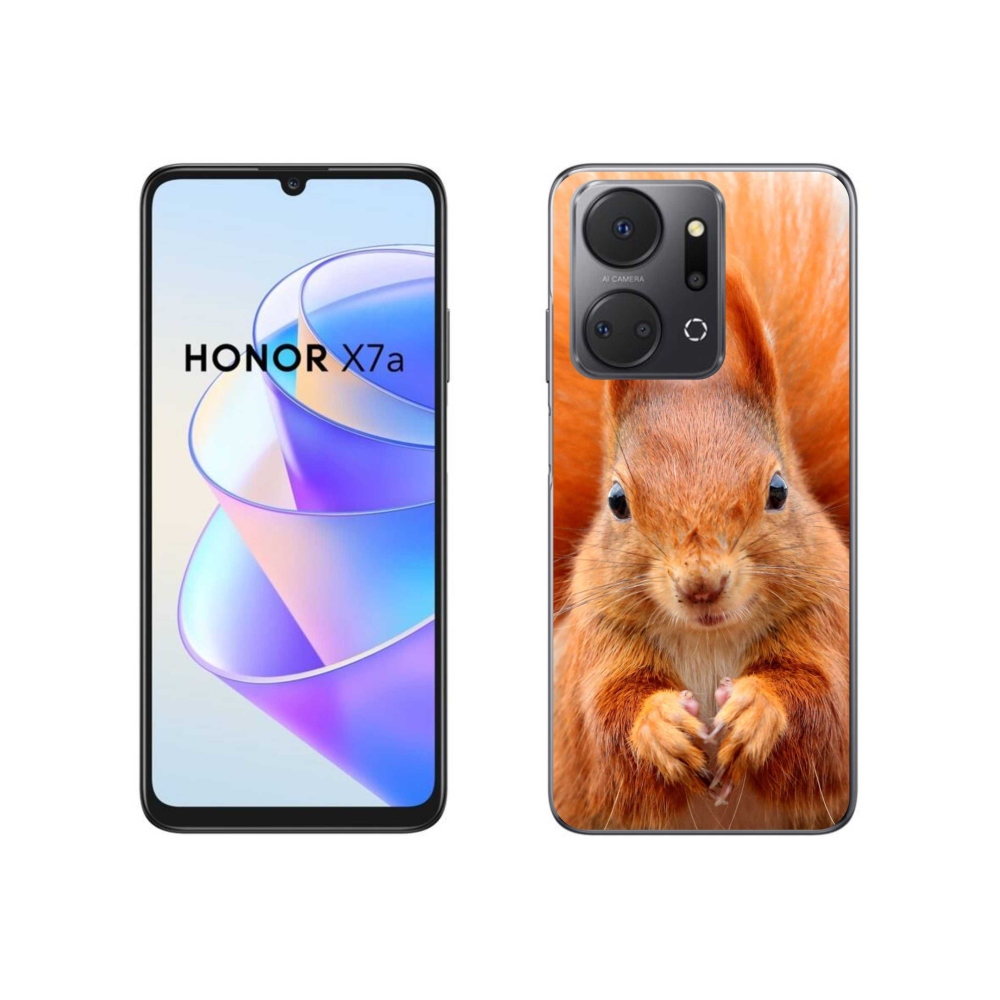 Gelový kryt mmCase na Honor X7a - veverka