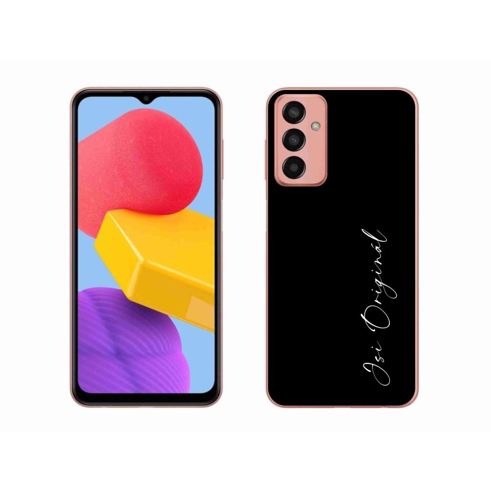Gelový kryt mmCase na Samsung Galaxy M13 - jsi originál černé pozadí
