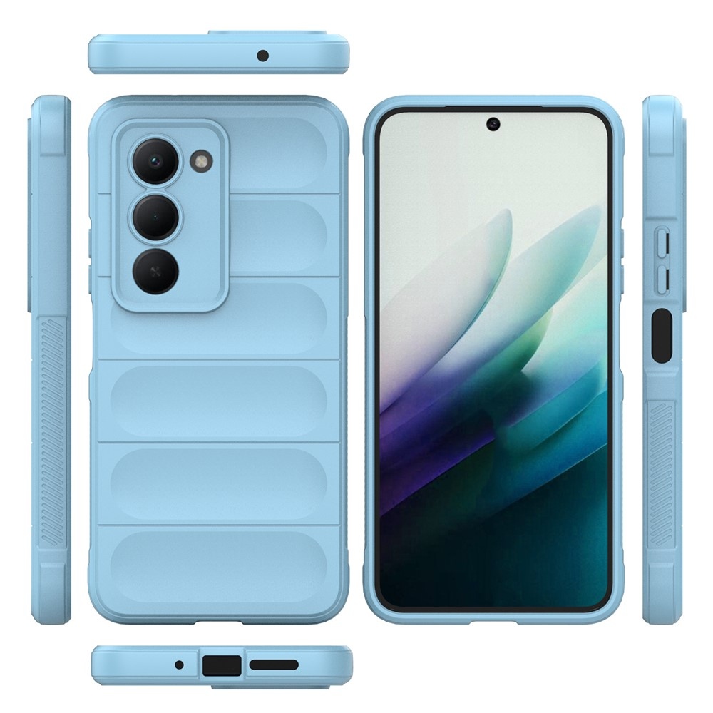 Rugg odolný gelový obal na Xiaomi Redmi 15 4G (171mm) - světlemodrý