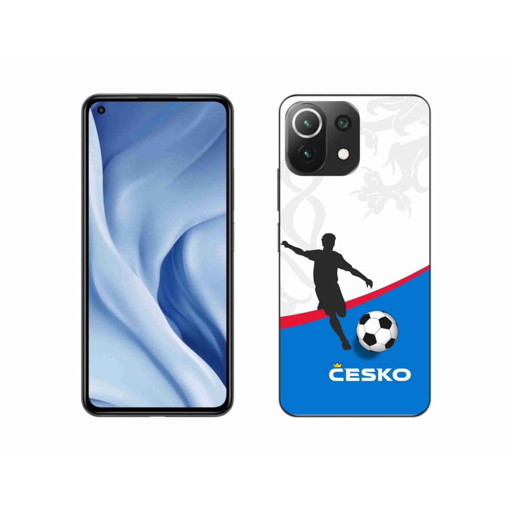 Gelový kryt mmCase na Xiaomi 11 Lite 5G NE - fotbal Česko 1