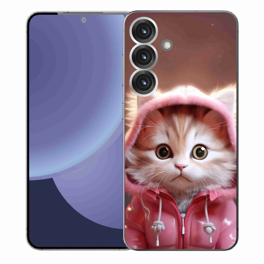 Gelový kryt mmCase na Samsung Galaxy S25+ - roztomilé kotě 3