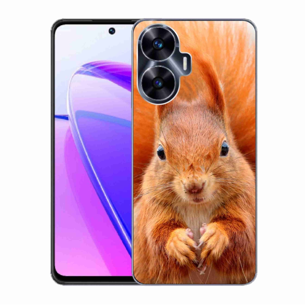 Gelový kryt mmCase na Realme C55 - veverka