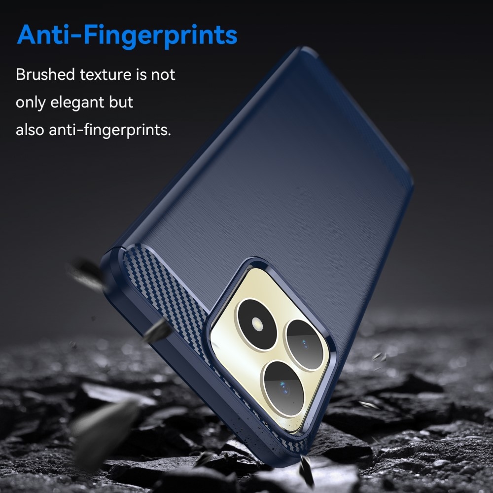 Carbon odolný gelový obal na Realme Note 50 - modrý
