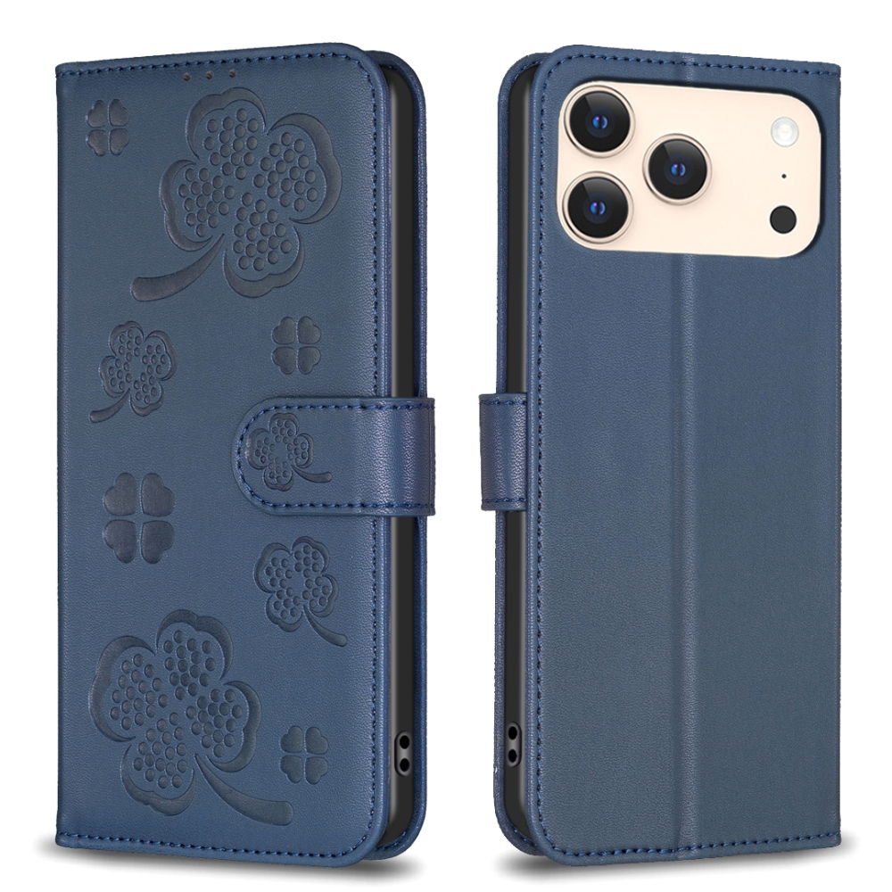 Clover knížkové pouzdro na iPhone 17 Pro Max - modré
