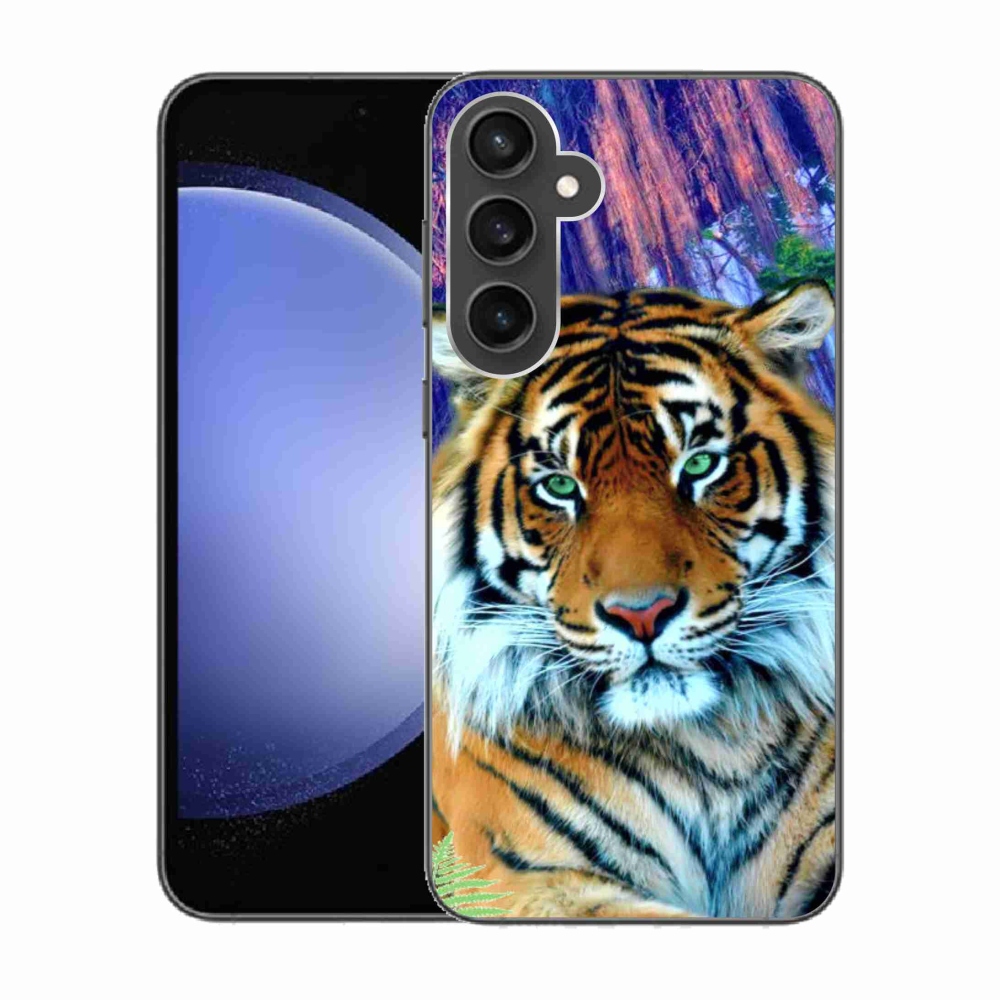 Gelový obal mmCase na Samsung Galaxy S23 FE - tygr
