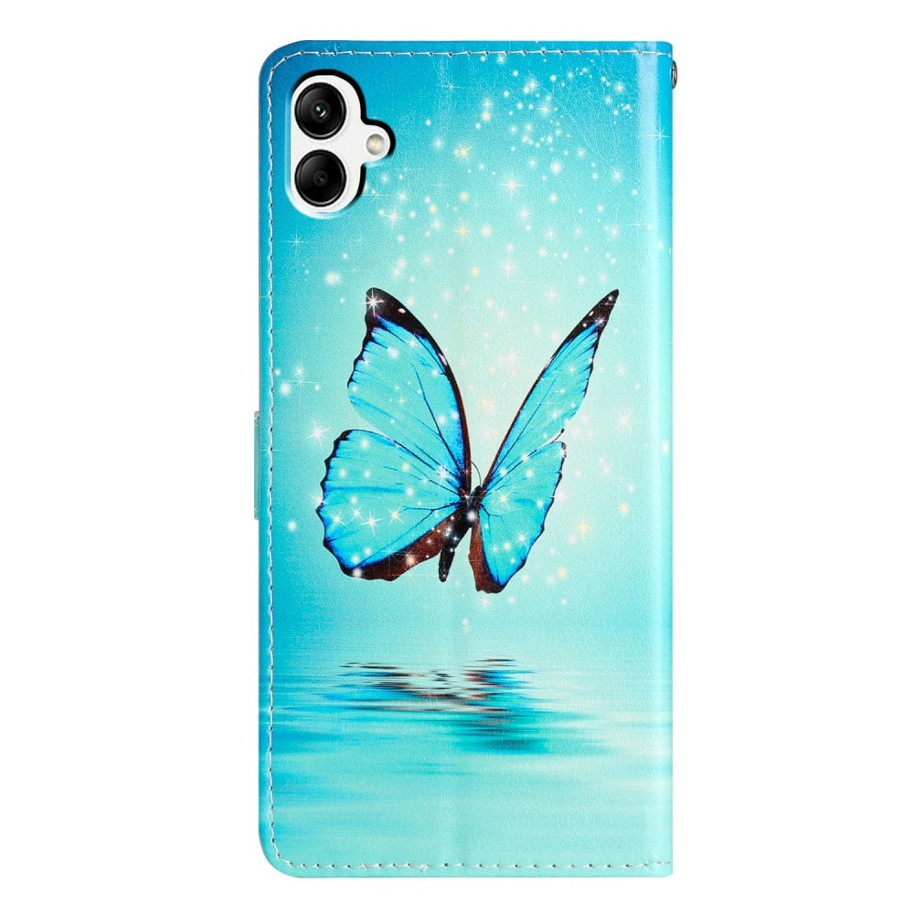Unique knížkové pouzdro na Samsung Galaxy A06 4G - modrý motýl