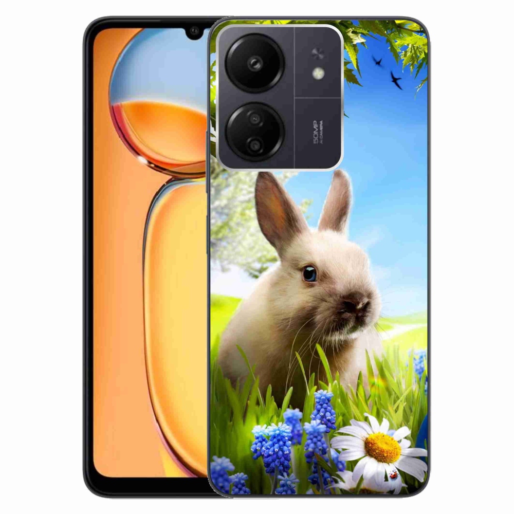Gelový kryt mmCase na Xiaomi Poco C65/Redmi 13C - zajíček