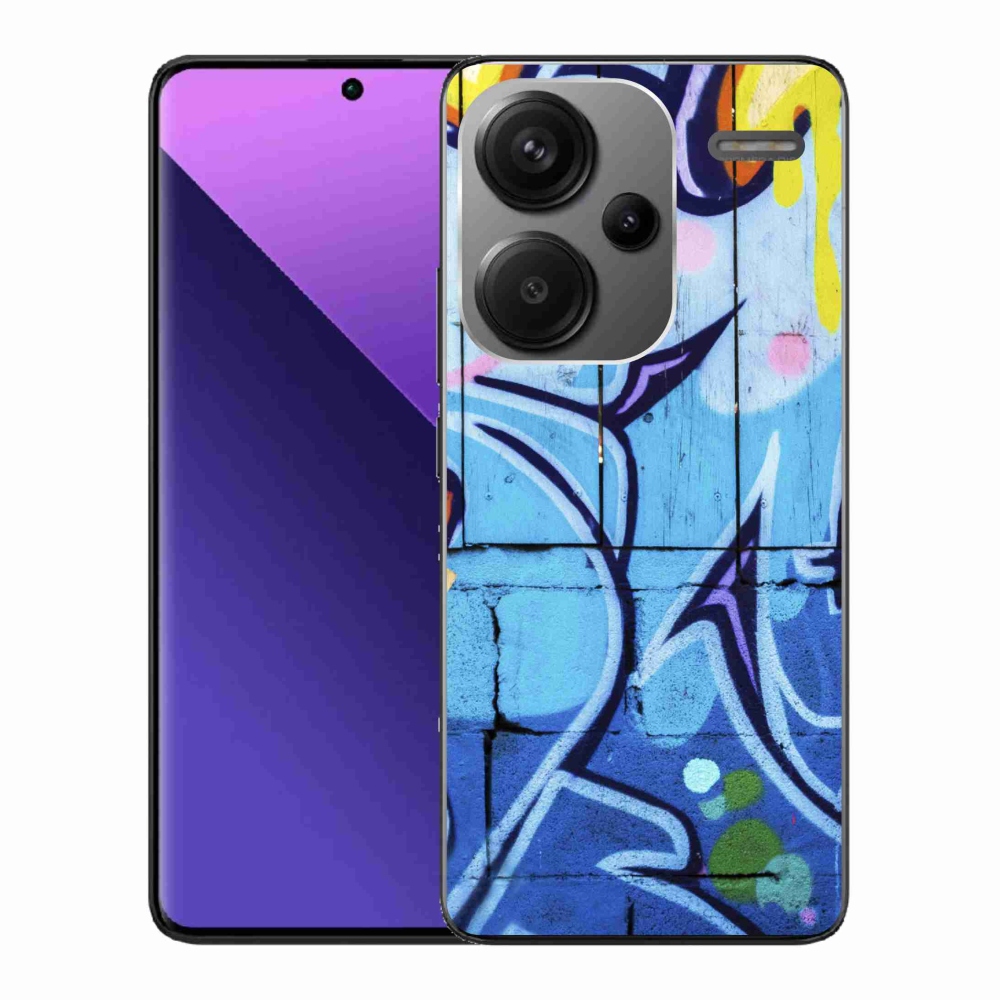 Gelový kryt mmCase na Xiaomi Redmi Note 13 Pro+ 5G - graffiti