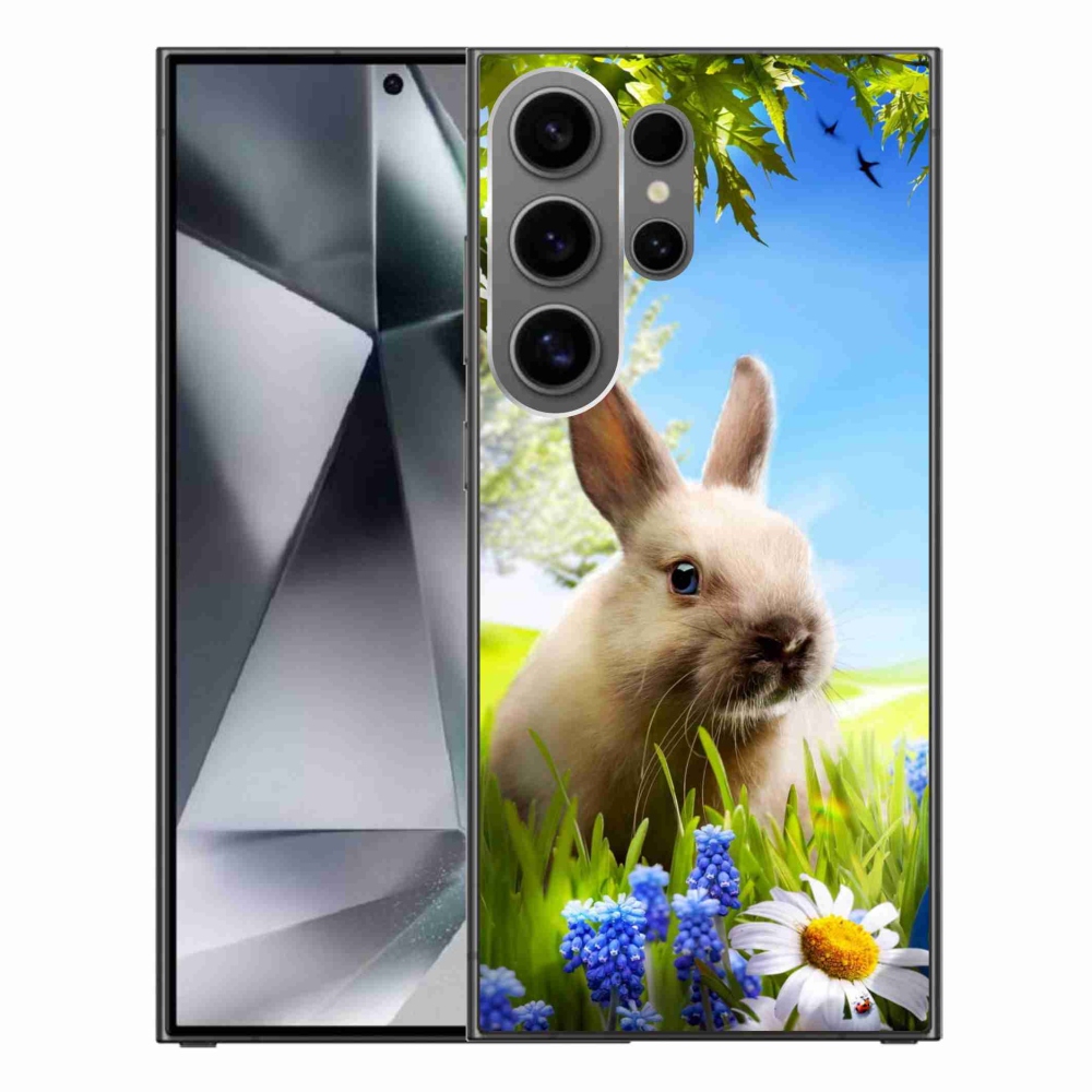Gelový kryt mmCase na Samsung Galaxy S24 Ultra - zajíček