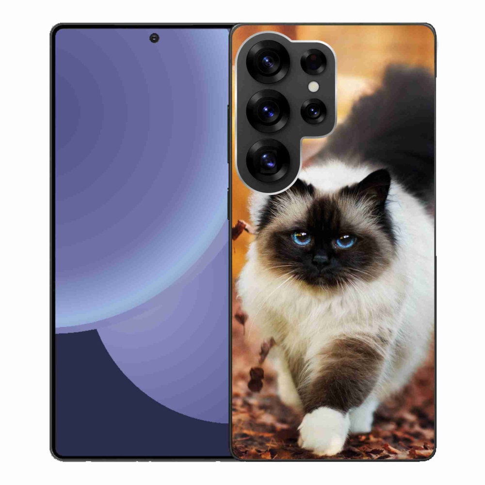 Gelový kryt mmCase na Samsung Galaxy S25 Ultra - kočka