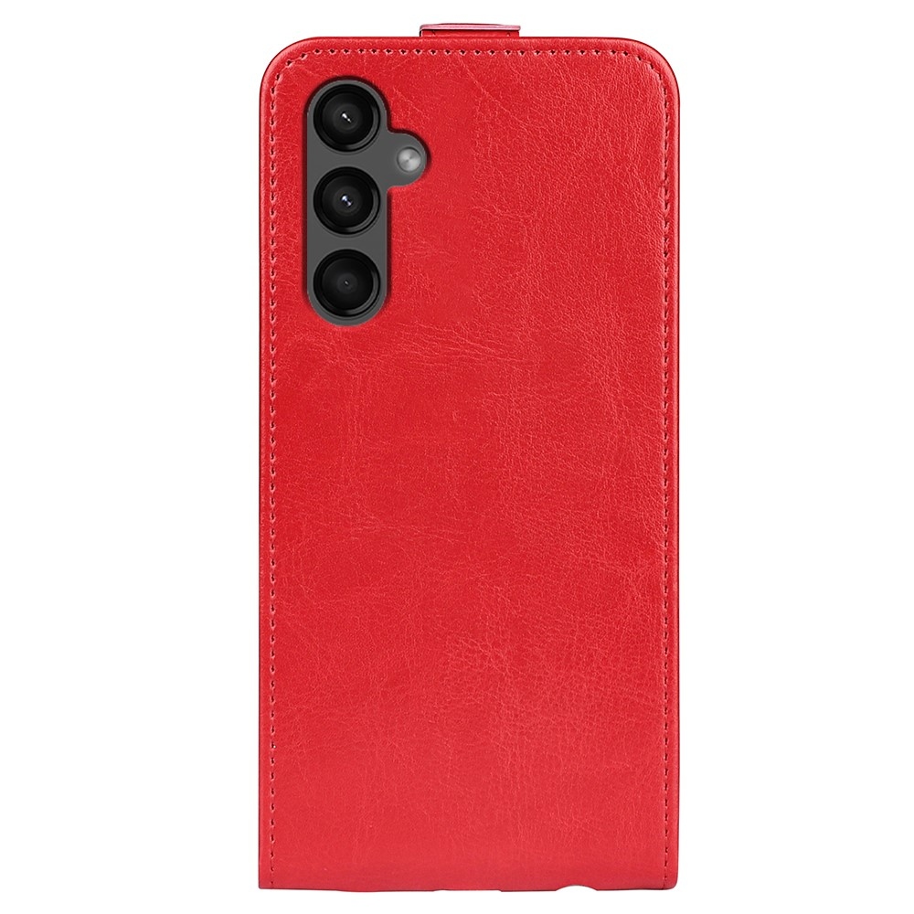Vertical knížkové pouzdro na Samsung Galaxy A15 4G/5G - červené
