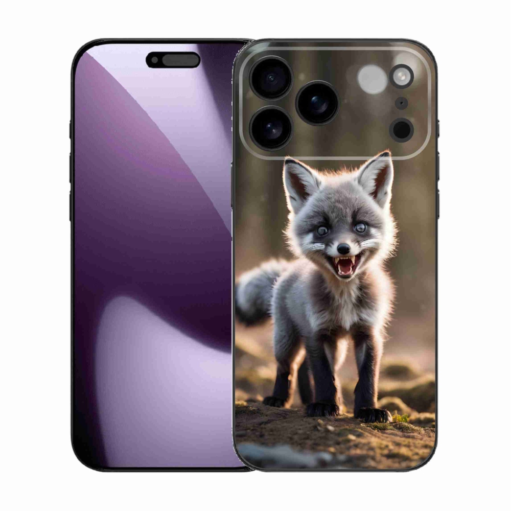 Gelový kryt mmCase na iPhone 17 Pro Max - rozzuřená liška