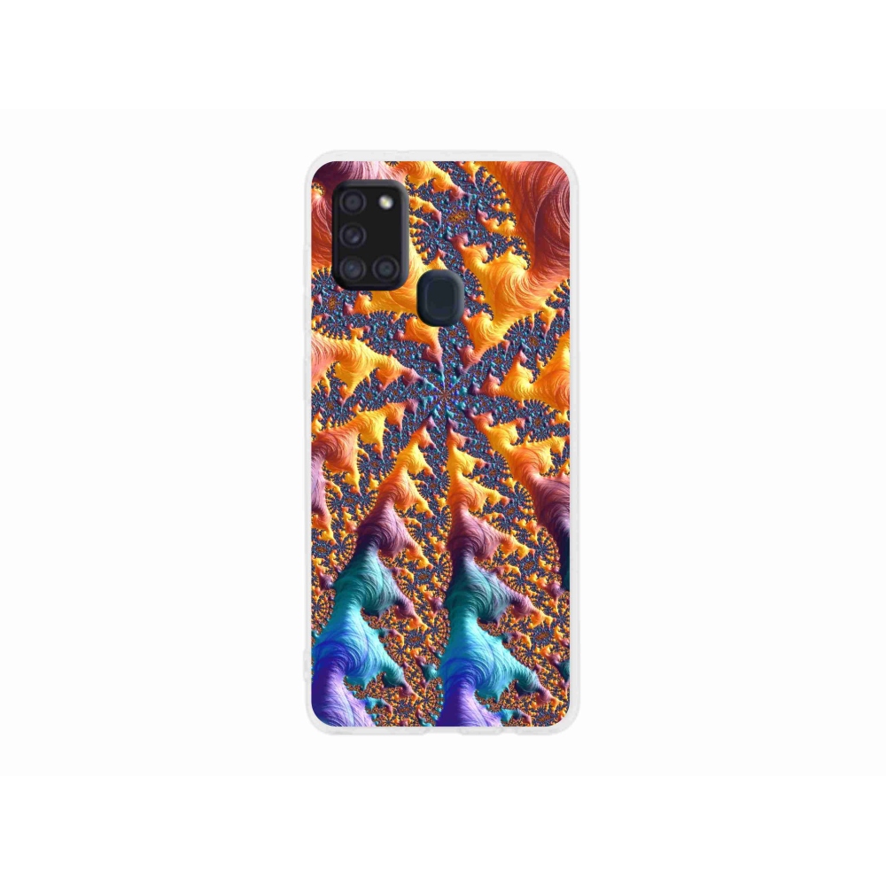 Gelový kryt mmCase na Samsung Galaxy A21s - abstraktní motiv 23
