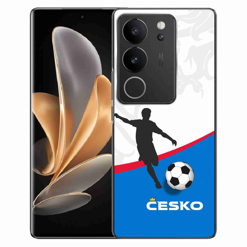 Gelový kryt mmCase na Vivo V29 5G - fotbal Česko 1