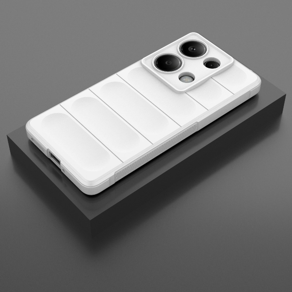 Rugg odolný gelový obal na Xiaomi Redmi Note 14S - bílý