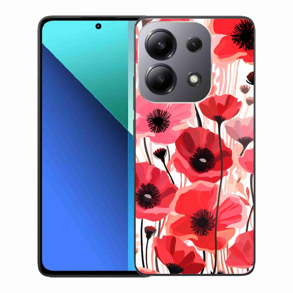 Gelový kryt mmCase na Xiaomi Redmi Note 13 - vlčí mák 1