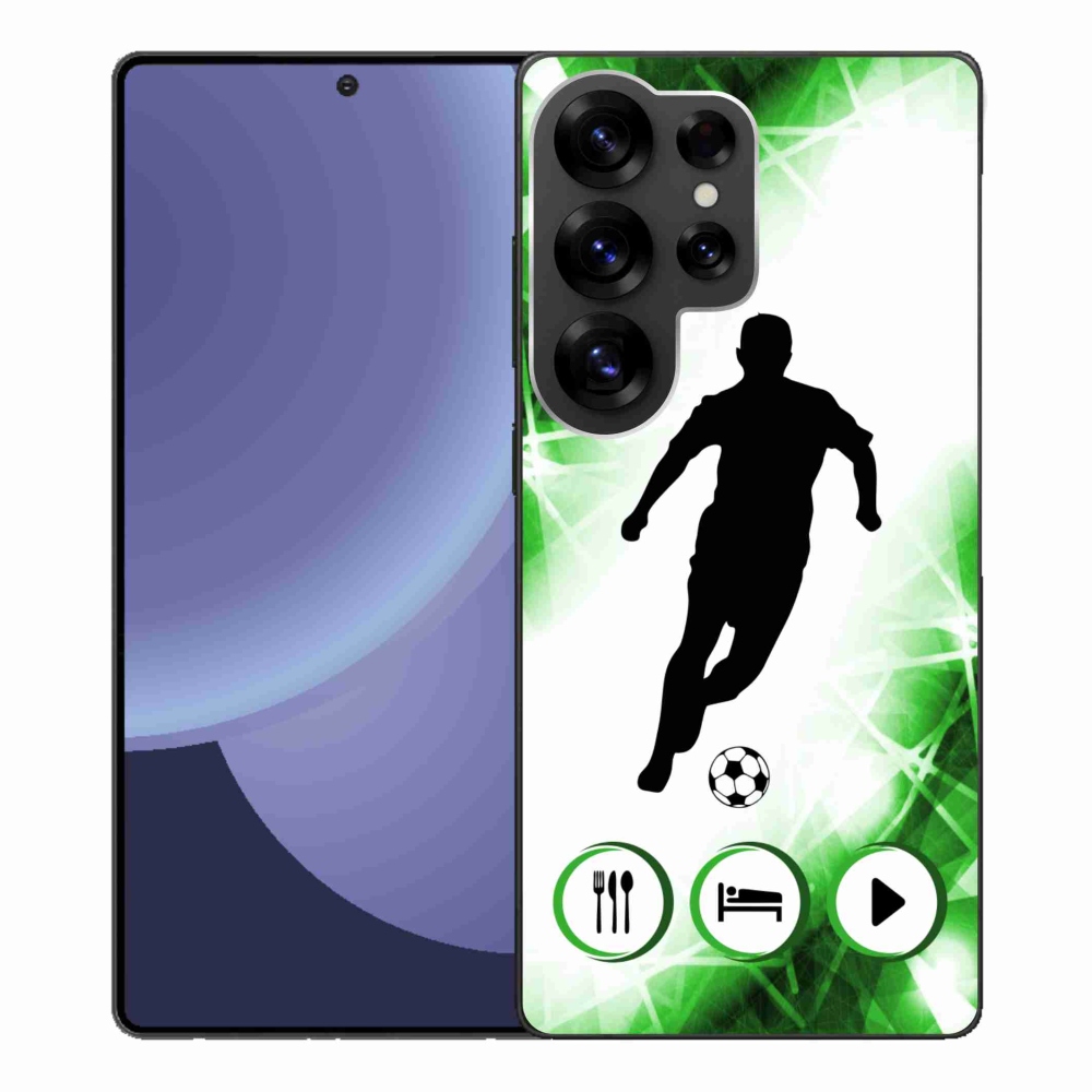 Gelový kryt mmCase na Samsung Galaxy S25 Ultra - fotbalista