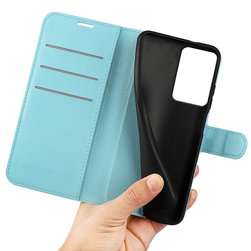Litchi knížkové pouzdro na Xiaomi 13 Lite - modré