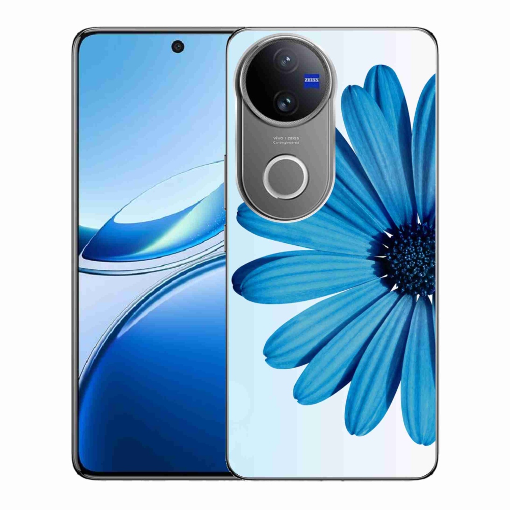 Gelový kryt mmCase na Vivo V50 5G - modrá kopretina