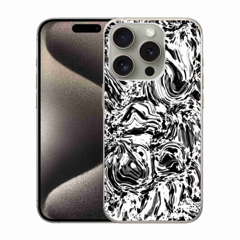 Gelový kryt mmCase na iPhone 15 Pro - abstrakt 4
