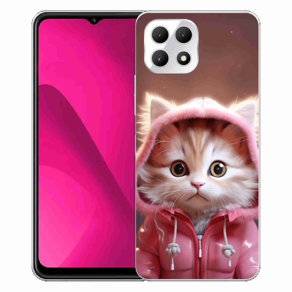 Gelový kryt mmCase na T-Mobile T Phone 2 - roztomilé kotě 3