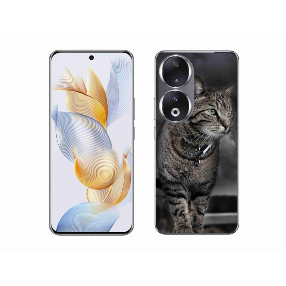 Gelový kryt mmCase na Honor 90 - kočka